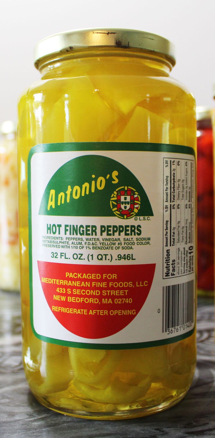 Yellow Hot Finger Peppers