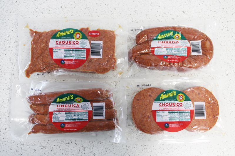 Amaral&#39;s Sausage 4 lb. Combo Pack
