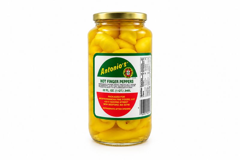 Yellow Hot Finger Peppers
