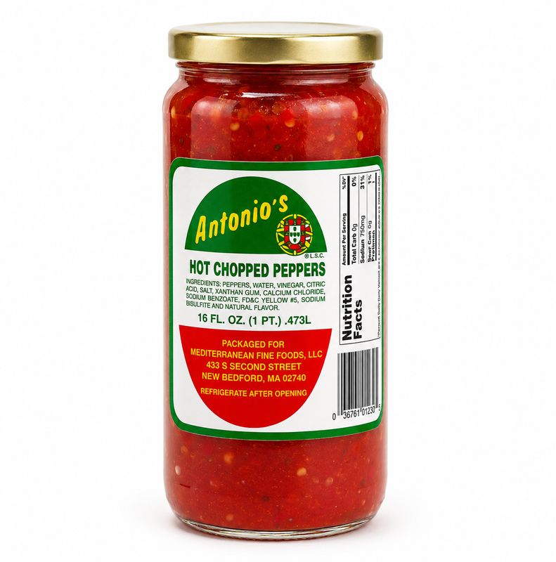 Hot Chopped Peppers
