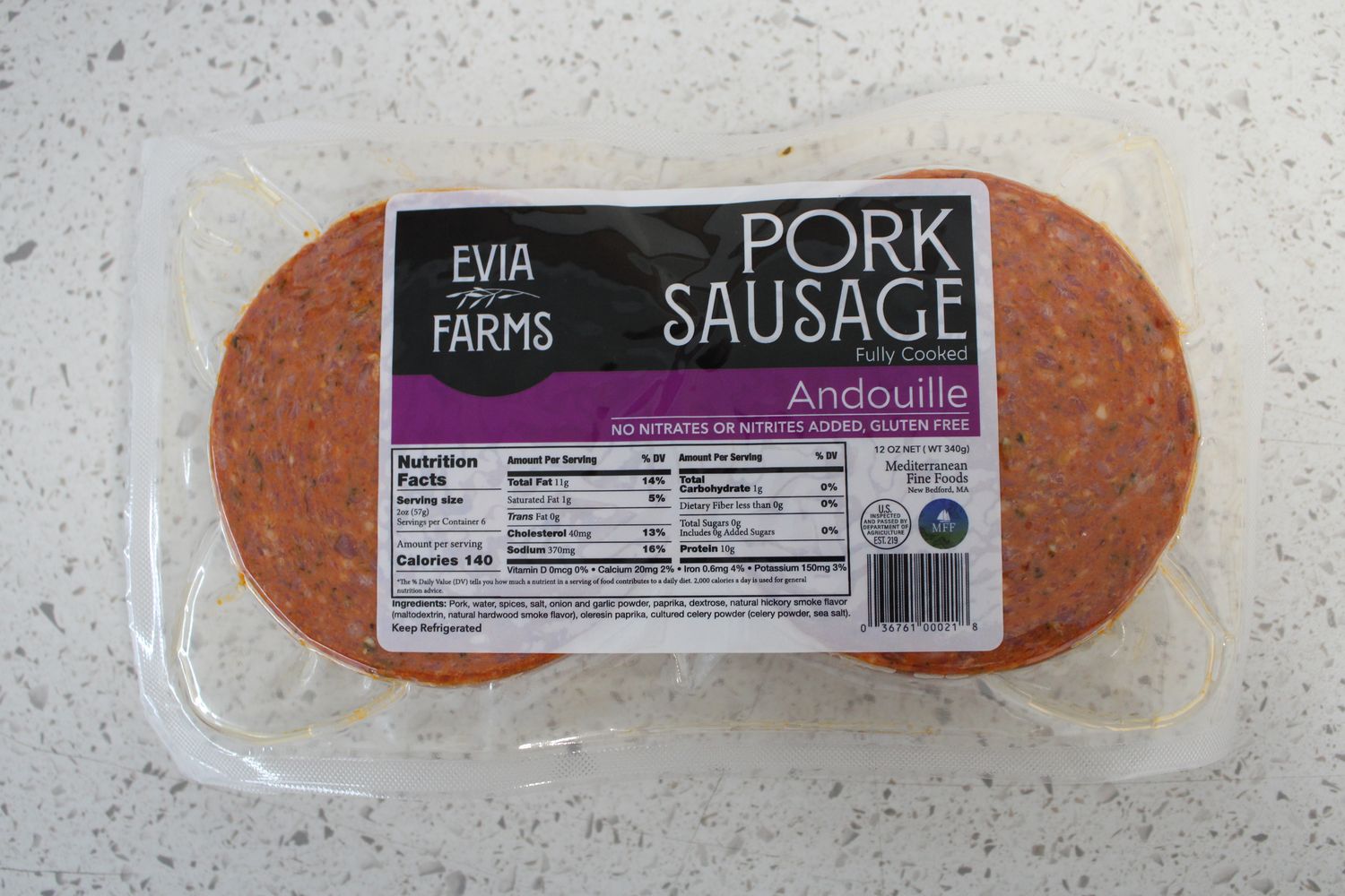 Evia Farms - Pork Andouille Sausage Patties