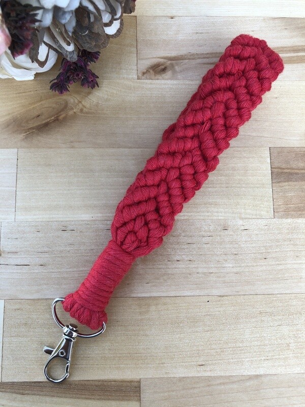 Macramé Wristlet/keyholder