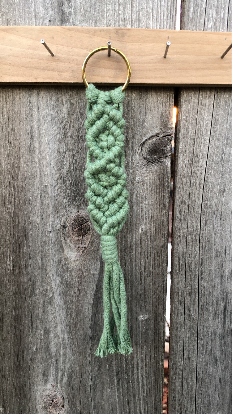 8&quot; Macramé  Keychain