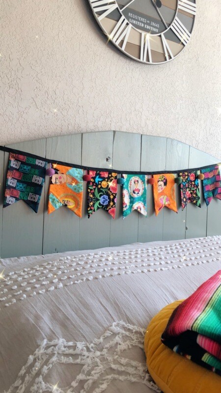 &quot;Faces of Frida Kahlo&quot; Garland