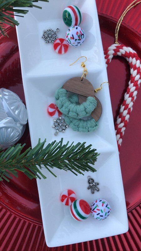 Eucalyptus Sweater Earrings