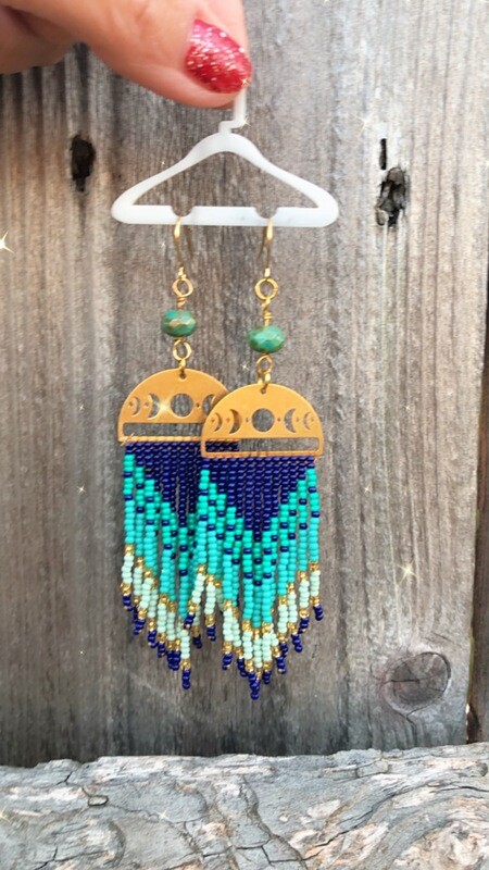 Celestial Collection-Moon Phases Earrings