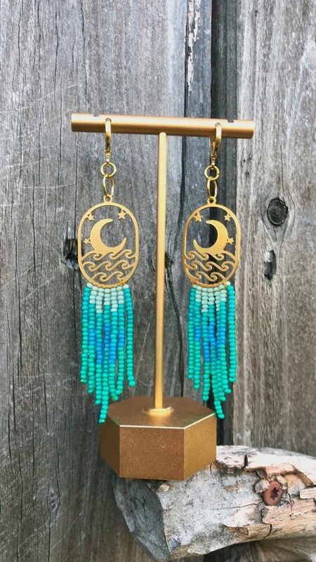 Celestial Collection-Rising Moon Earrings