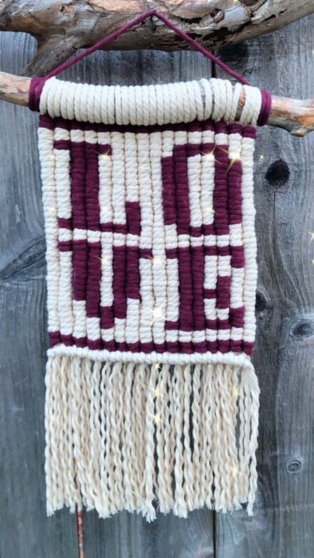 &quot;Love&quot; Macrame Wall Hanging