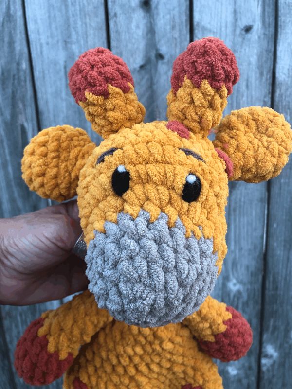 Crocheted Giraffe Lovey/Snuggler