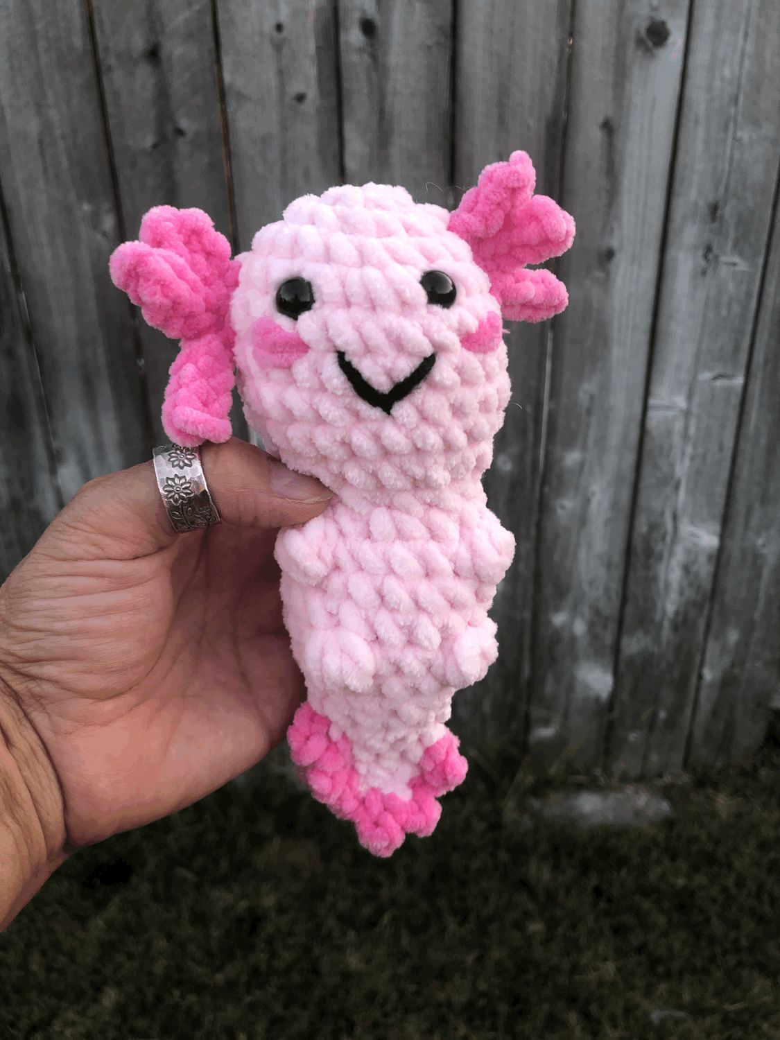 Crochet Axolotl Plushie