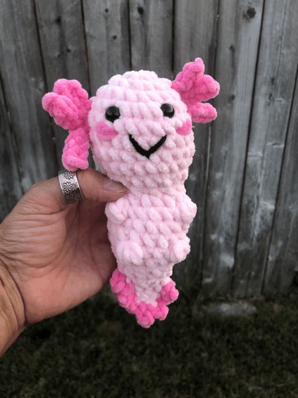Crochet Axolotl Plushie