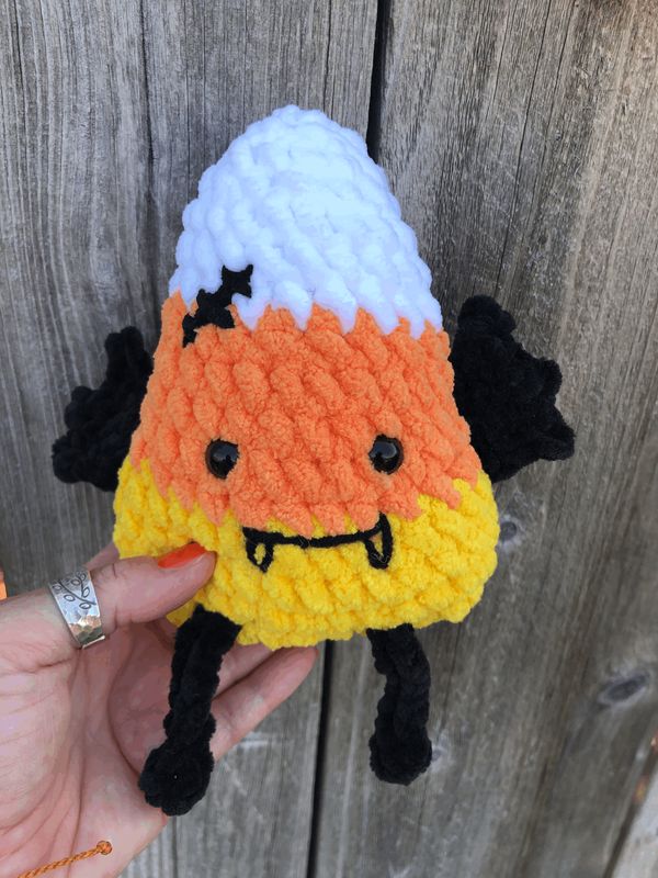 Candy Corn Batty Plushie