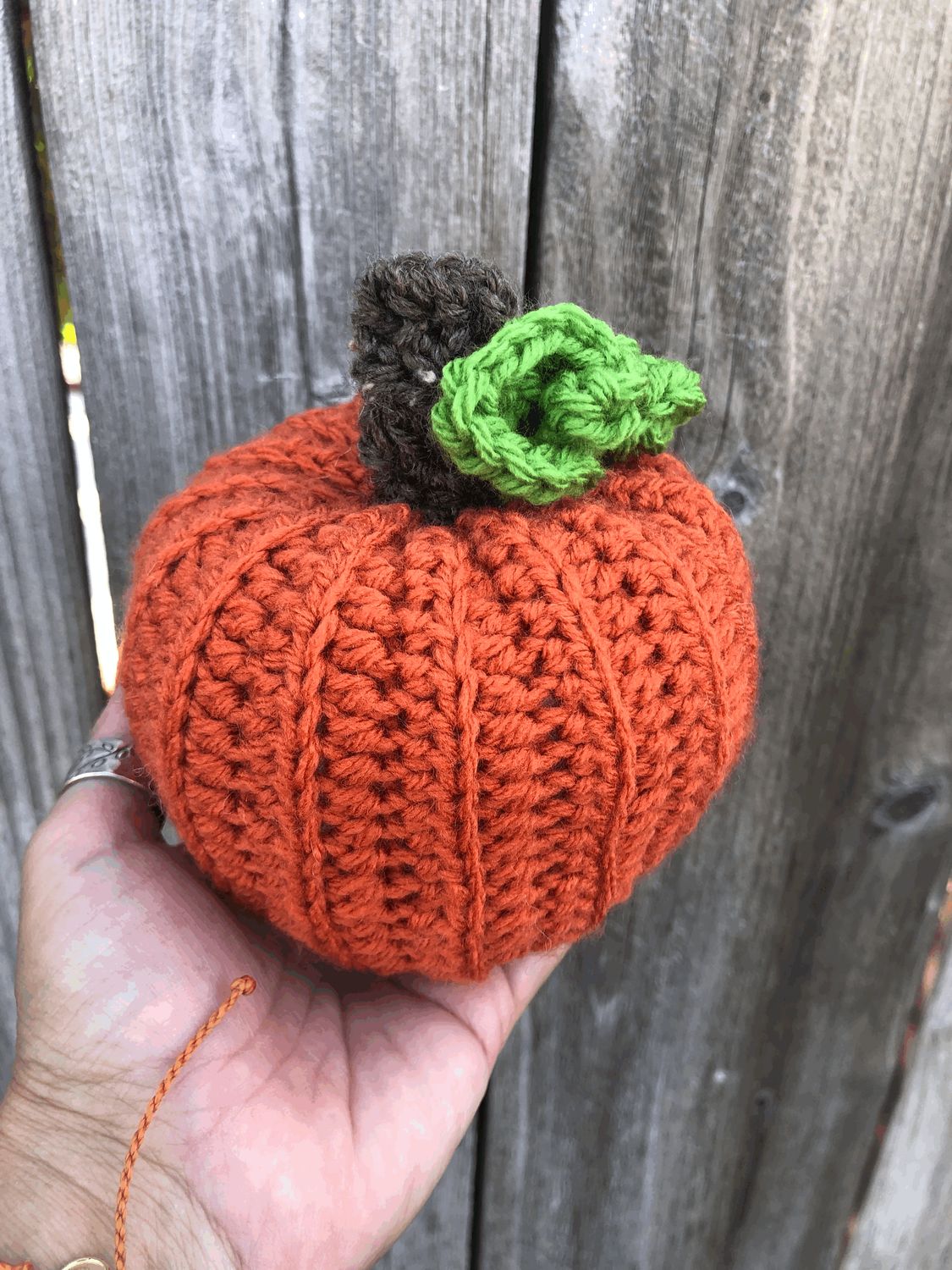 Cozy Crochet Pumpkin