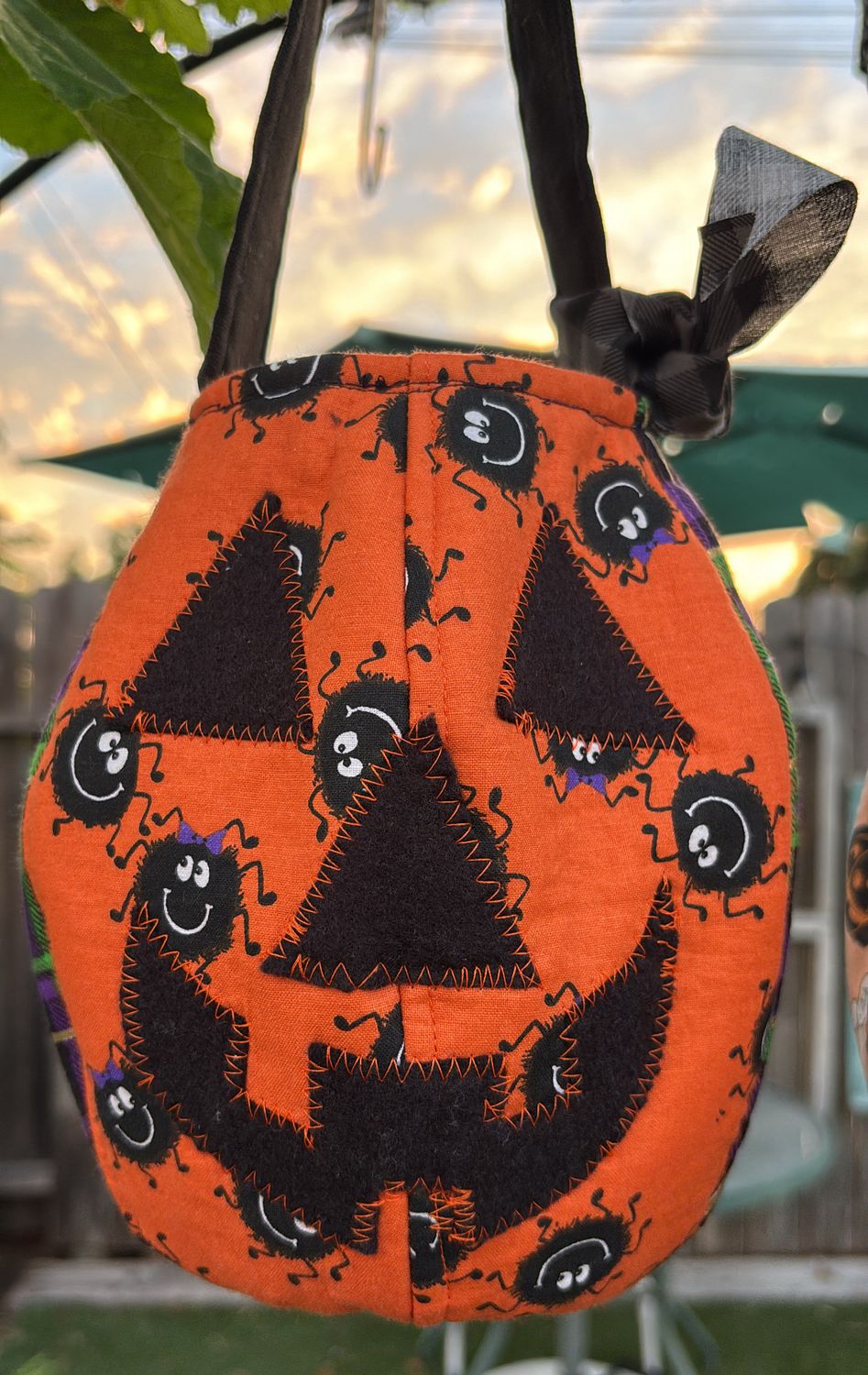 Small Jack-o-Lantern Trick-or-Treat Bag