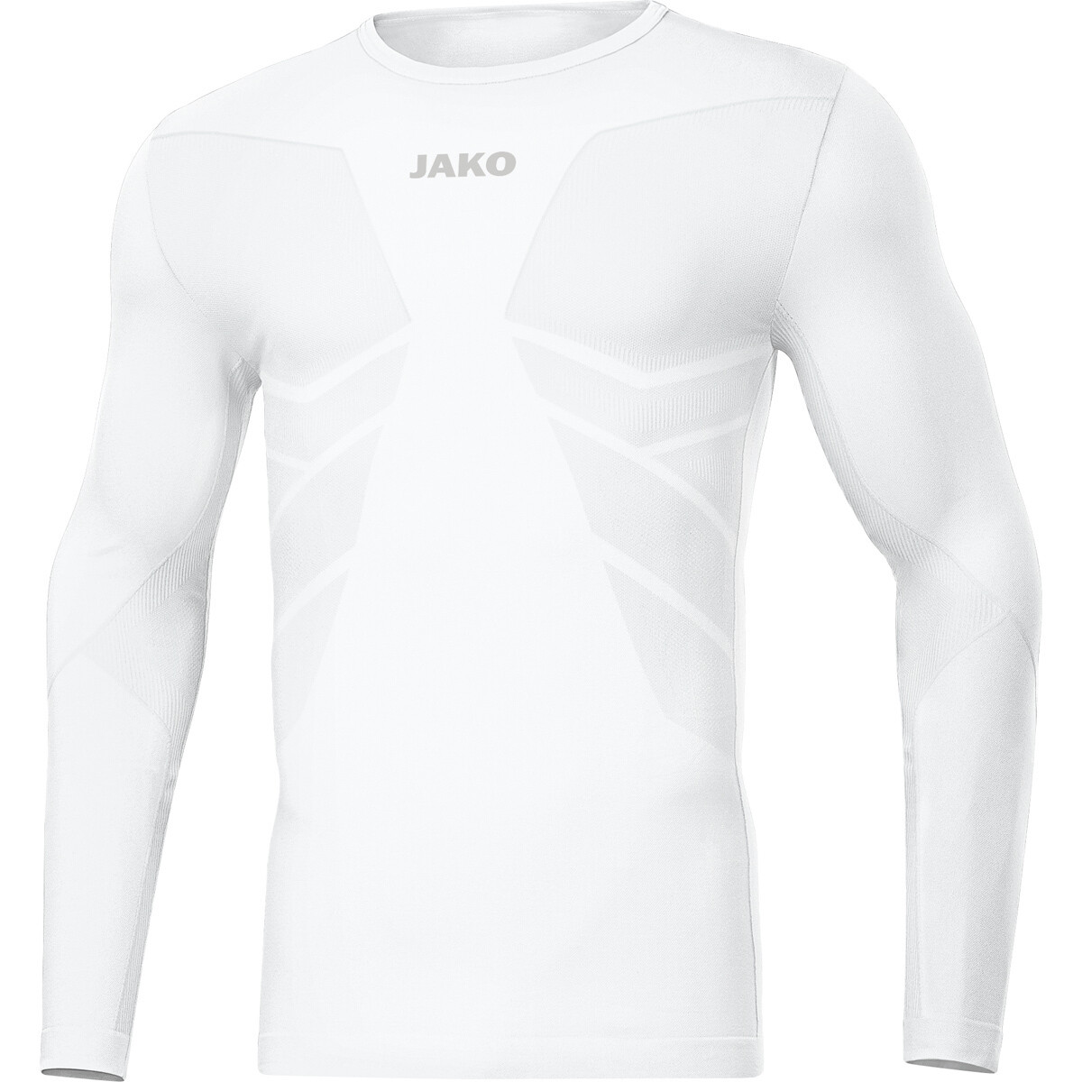 JAKO Longsleeve Comfort 2.0 6455, Farbe: 00-Weiß