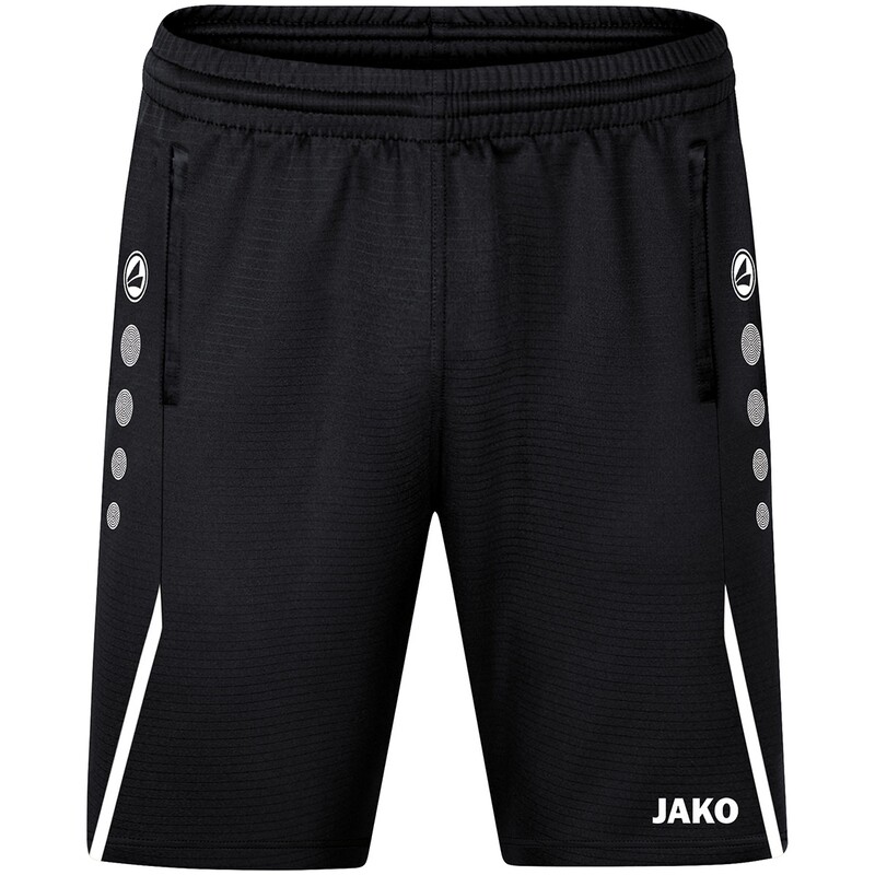 JAKO Trainingsshort Challenge 8521, Farbe: 802 - Schwarz /Weiß