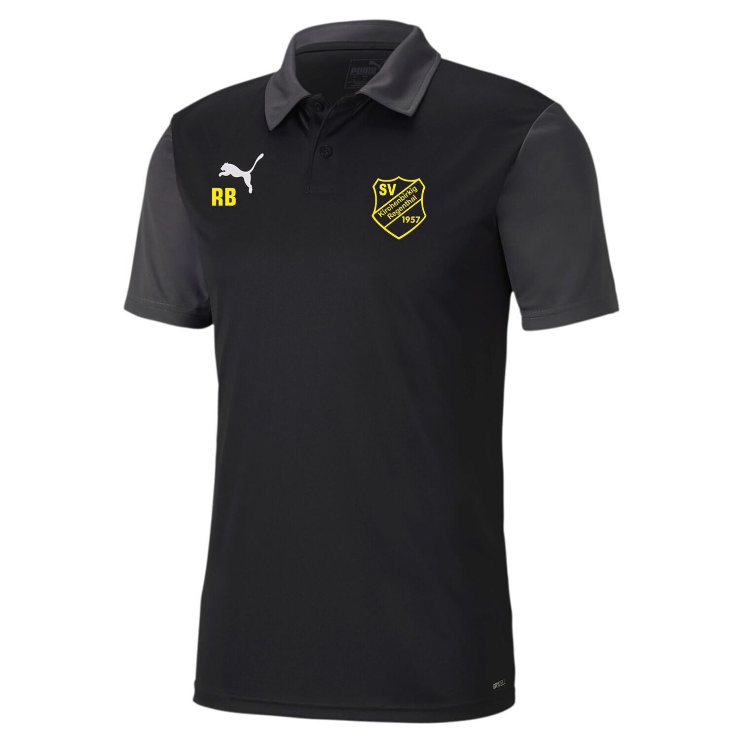 Puma teamGOAL 23 Sideline Polo 656577, Farbe: 3 Puma Black-Asphalt