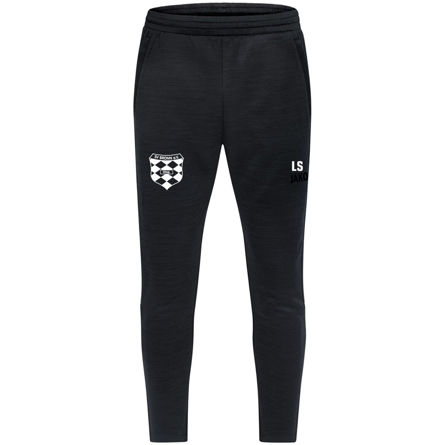 JAKO Jogginghose Challenge Herren &amp; Kinder 6521, Farbe: 500 - schwarz meliert