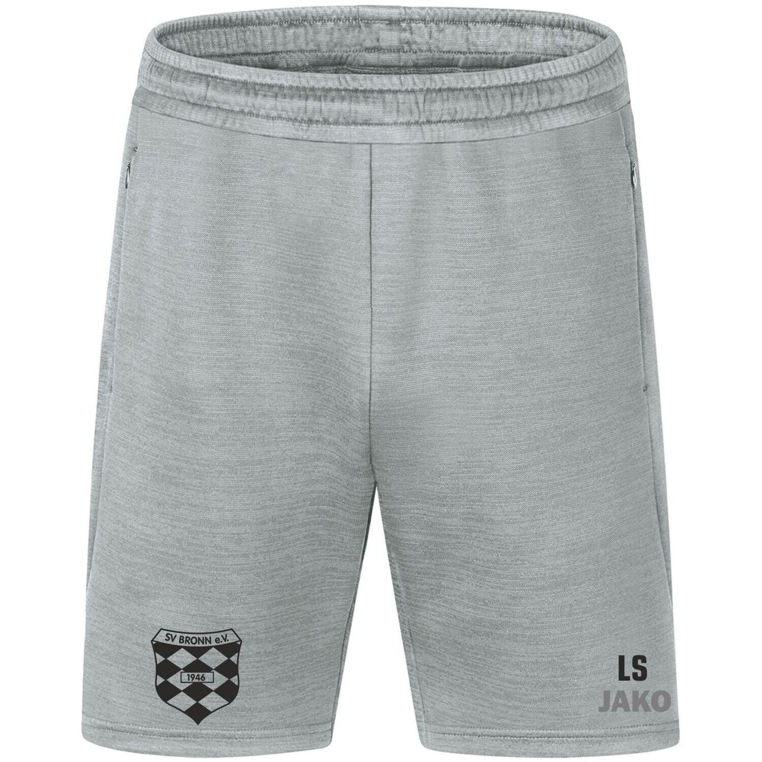 JAKO Short Challenge Herren &amp; Kinder 6221, Farbe: 520 - hellgrau meliert