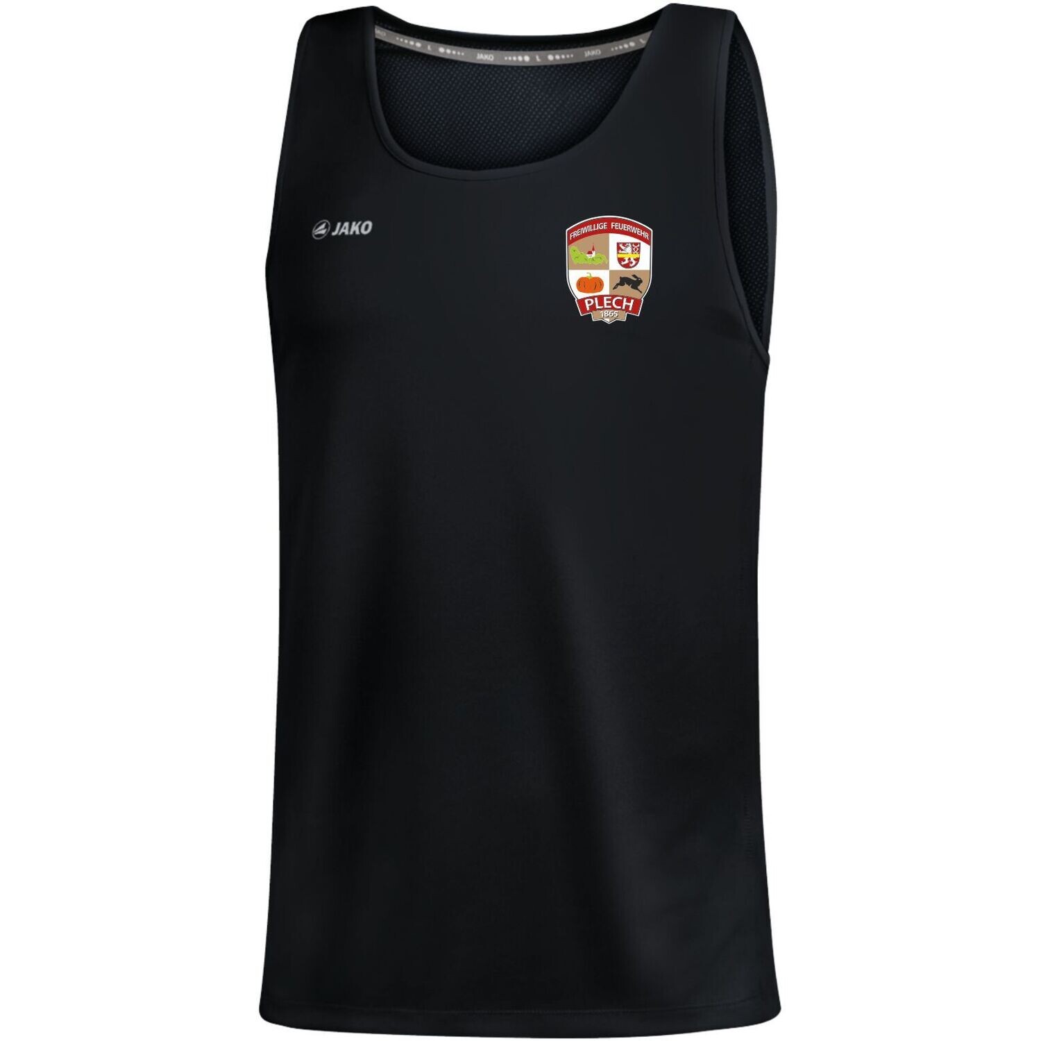JAKO Tanktop Run 2.0 Herren &amp; Kinder 6075, Farbe: 08 - Schwarz
