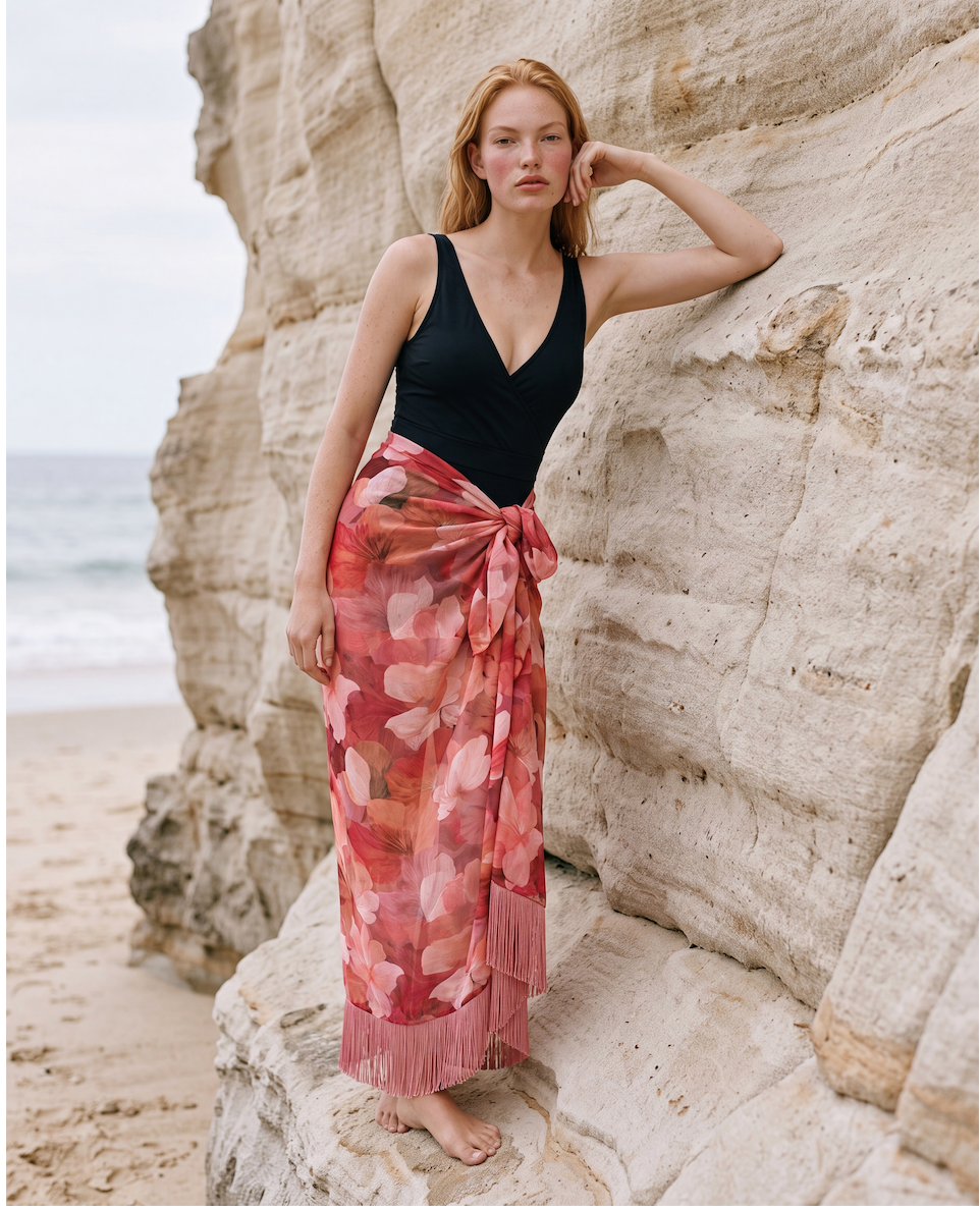 ORPHEE- Le Sarong à franges