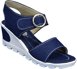 Blue Heels Sandal