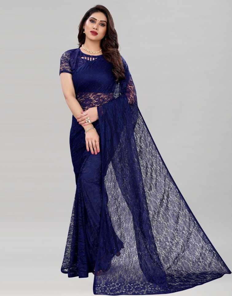 Fashion Dark Blue Saree