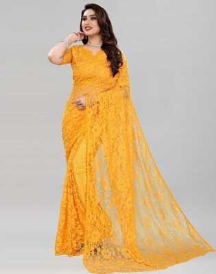 Yellow Fashion Saree