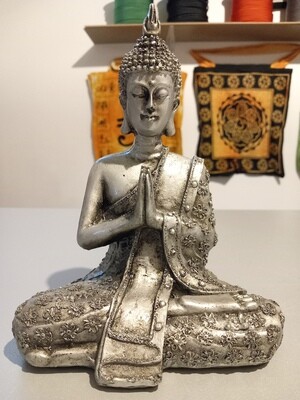 Thaise Boeddha zilvergrijs