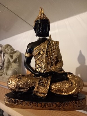 Thaise Boeddha zwart / goud