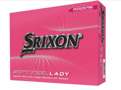 Srixon Soft Feel LADY PINK-  3 DOZEN