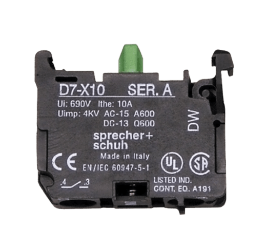 D7-X10  Sprecher+Schuh Contact Block Quantity Discount - D7-X10