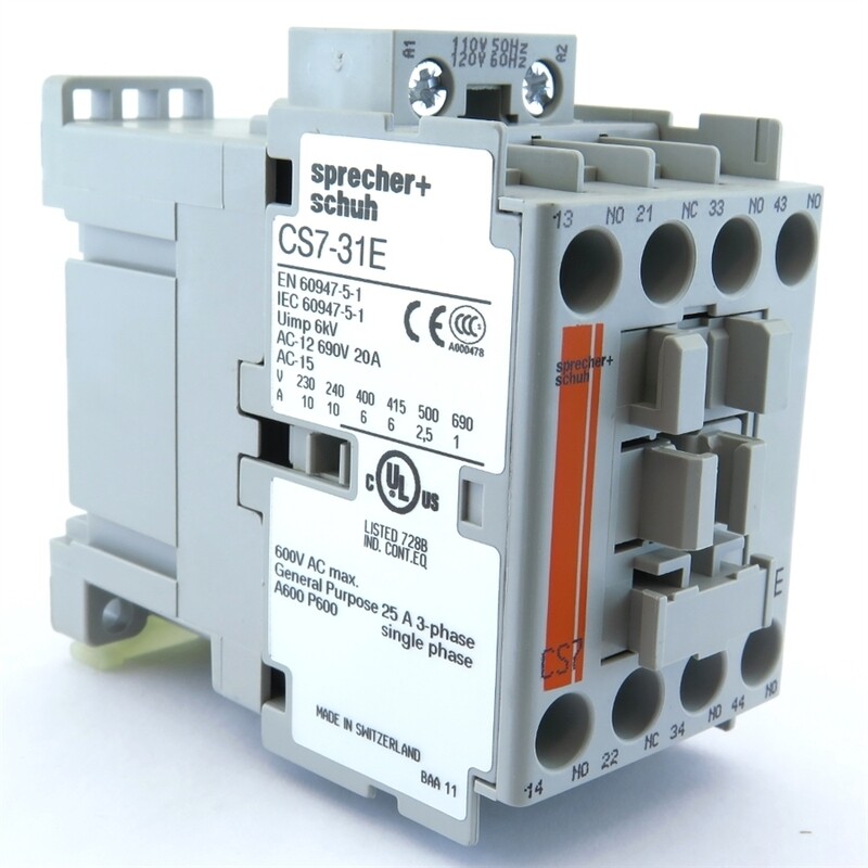 CS7-31E-220W Sprecher+Schuh Heavy Duty Relay - D7-X10