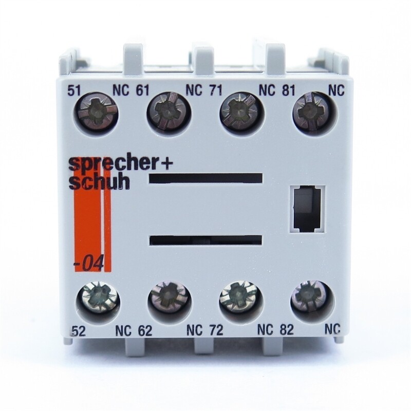 CS7-PV-04 Sprecher+Schuh Auxiliary Contact Block - D7-X10