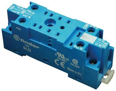 94.82 Finder Industrial Relay Base Precaution Blue - D7-X10