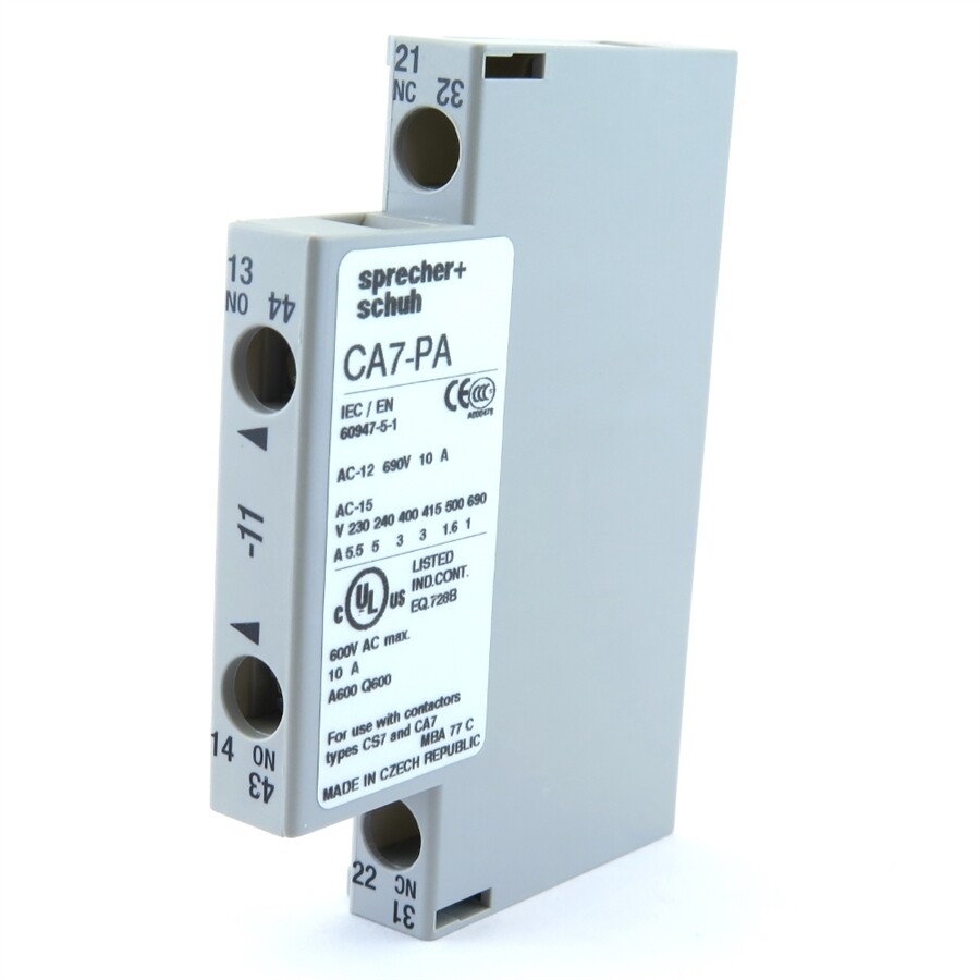 CA7-PA-11 Sprecher+Schuh Side Auxiliary - D7-X10