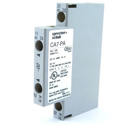 CA7-PA-02  Sprecher+Schuh Side Contact - D7-X10