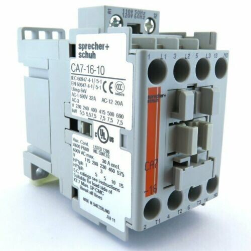 CA7-16-10-600  Sprecher+Schuh Modular Series CA7 Contactor - D7-X10