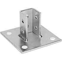 STRUT Single Post Base Square PS-3033SQ - D7-X10