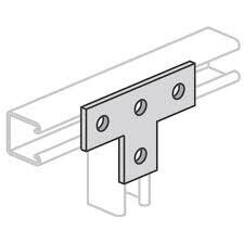 STRUT 4 HOLE Flat Tee Plate PS-714 - D7-X10