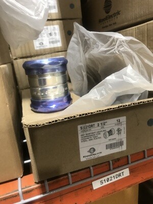 2-1/2" STEEL RAINTIGHT EMT COMPRESSION COUPLINGS - D7-X10