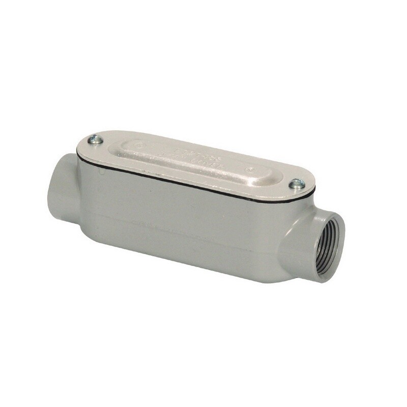 4" TYPE C THREADED CONDUIT BODY WITH COVER AND GASKET - D7-X10