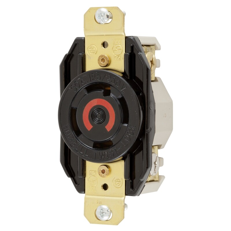 2710A Hubbell receptacle Twist-Lock - D7-X10