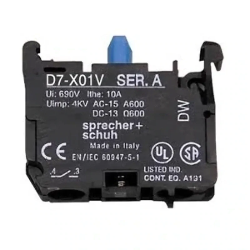 D7-X10V Sprecher+Schuh Low voltage contact block - D7-X10