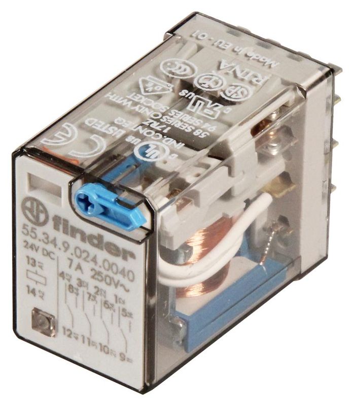 55 SERIES Miniature General Purpose Relays 7 - 10A