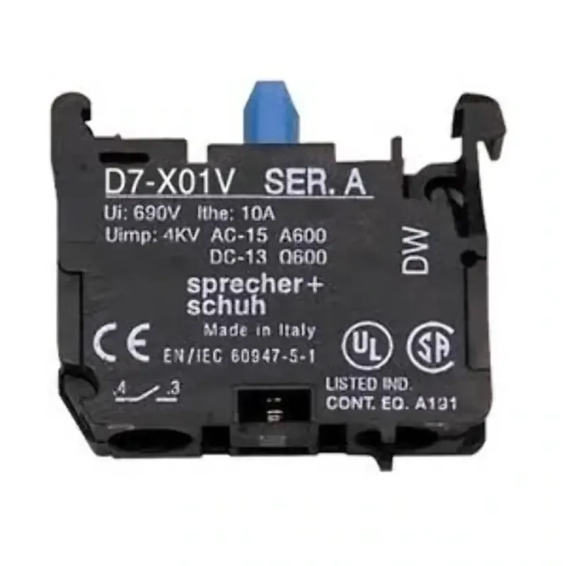 D7-X10V Sprecher+Schuh Low voltage contact block - D7-X10