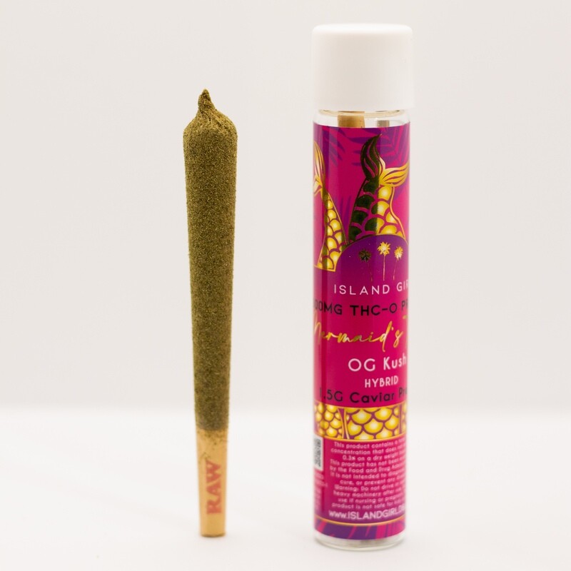 MERMAIDS TAIL 300MG OG KUSH HYBRID PRE ROLL