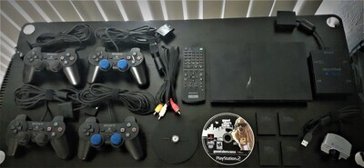 Sony PlayStation 2 Slim Console + Complete Accessories Combo: Used / Like New Condition