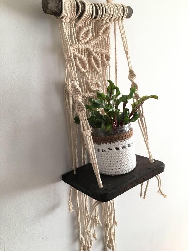 Macrame Wall Shelf
