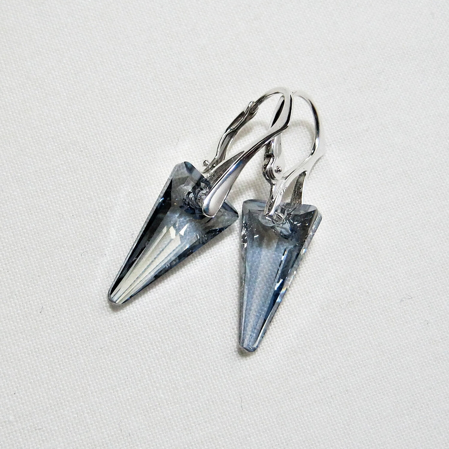 Sterling Silver Swarovski® Spike Earrings